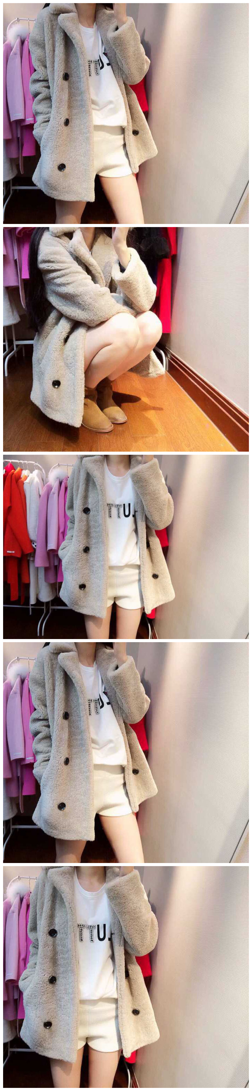 Fur Hoodie เสื้อกันหนาวขนแน่น นุ่มมาก น้ำหนักเบา งานฟูๆตามแบบเลยจ้า พร้อมส่ง same pic