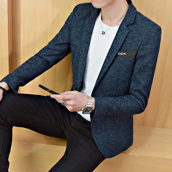 สูท Blazers ผู้ชาย เสื้อคลุมสไตล์สูท สำหรับผู้ชาย