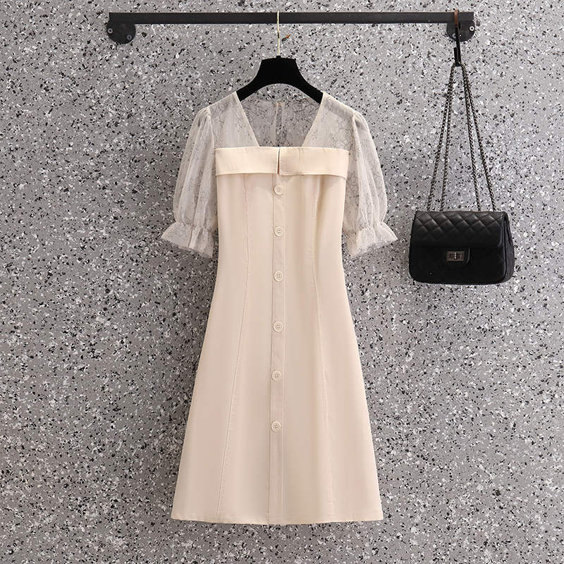 เดรสคนอ้วน เดรสสาวอวบ ชุดเดรสคนอ้วนวัยรุ่น BY PLUS SIZE Girl