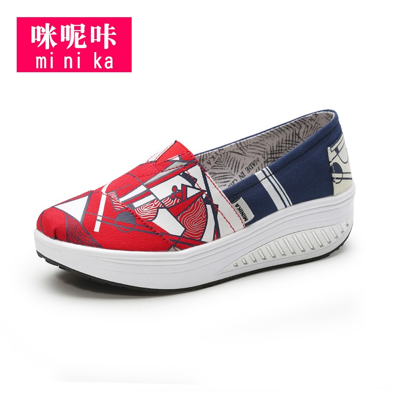 รองเท้าผ้าใบ รองเท้าลำลอง รองเท้าผ้าใบลำลอง รองเท้าแฟชั่นแบบสวม Slipper Shop