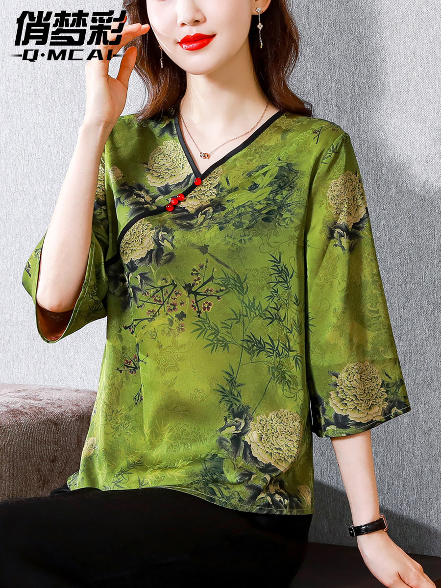 เสื้อชีฟอง เสื้อแฟชั่นสุภาพสตรีวัยผู้ใหญ่ มีไซต์ อก34นิ้ว-43นิ้ว