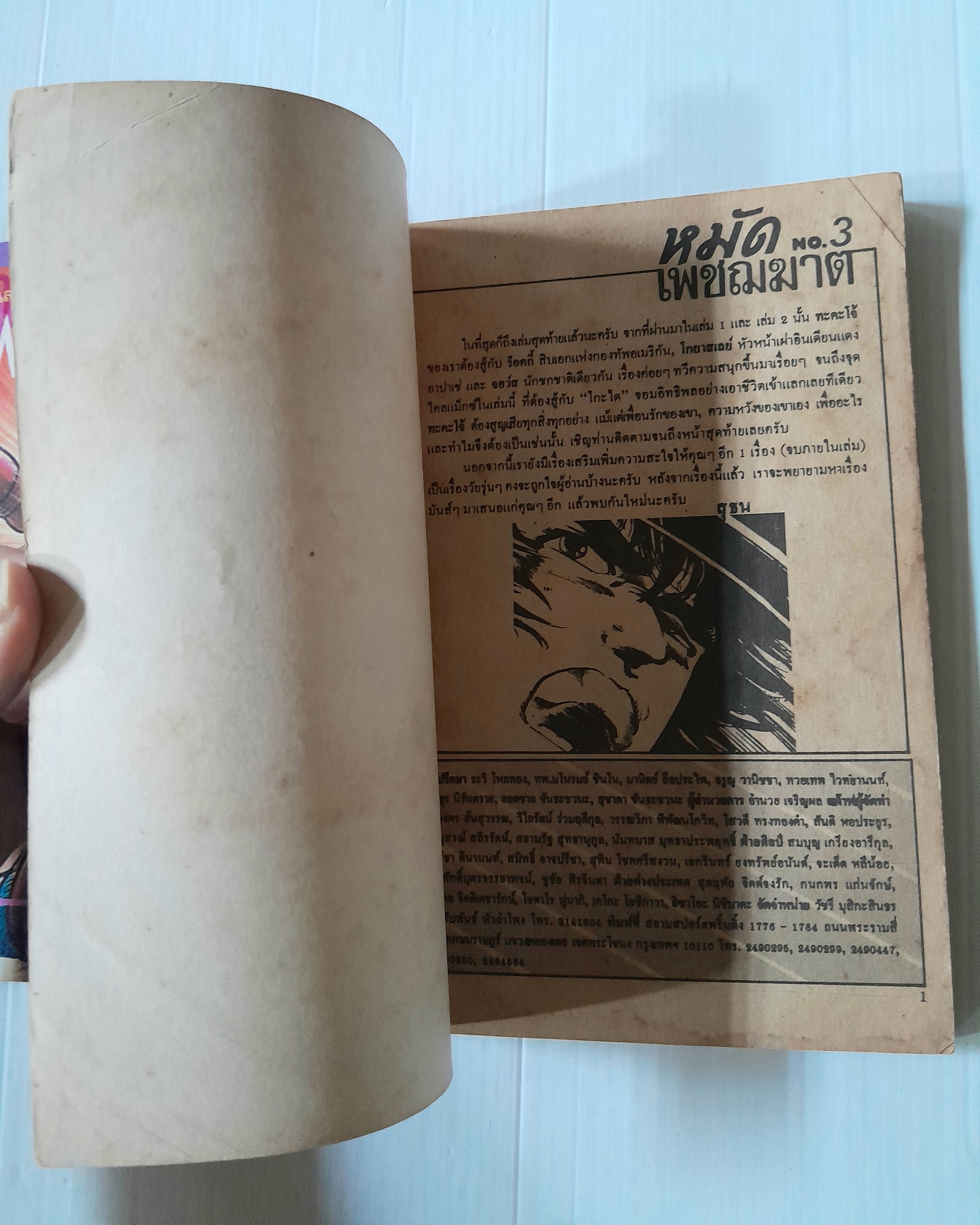 หมัดเพชฌฆาต 3 เล่มจบ