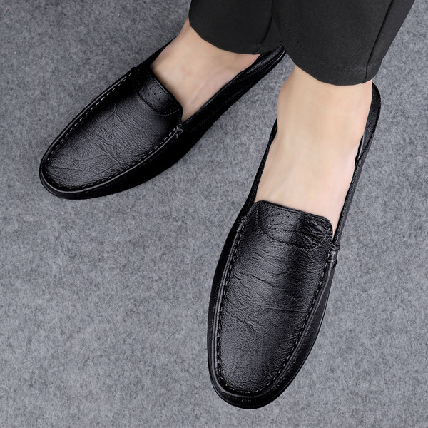 รองเท้าหนังผู้ชาย มีไซส์39-44 รองเท้าโลฟเฟอร์ชาย Slip-On Shoes