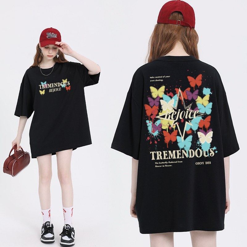 เสื้อผ้าวัยรุ่นเกาหลี เสื้อยืดวัยรุ่นผู้หญิง มีขนาด S M L XL