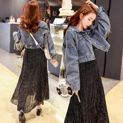 เสื้อแจ็คเก็ตยีนส์ เสื้อยีนส์ผู้หญิงเทห์ๆ