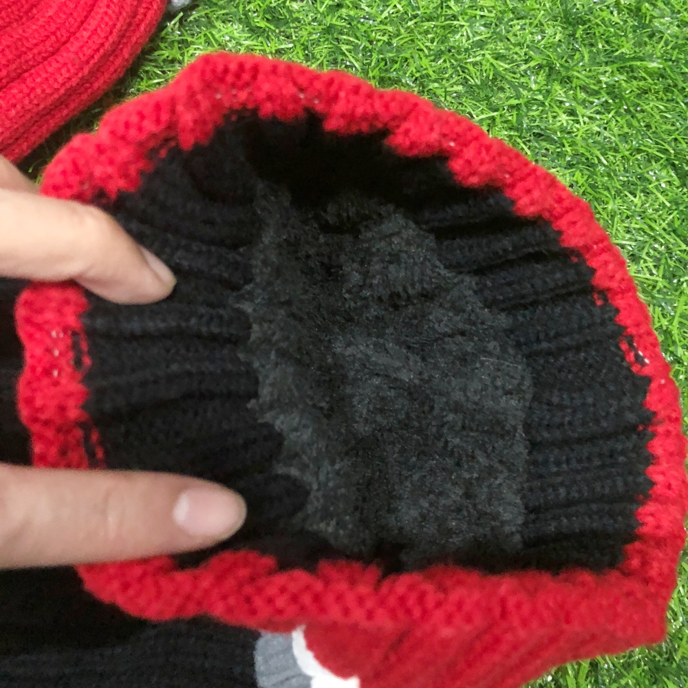 หมวกไหมพรม แฟชั่น กันหนาว บุขนด้านในหนานุ่ม พร้อมส่ง