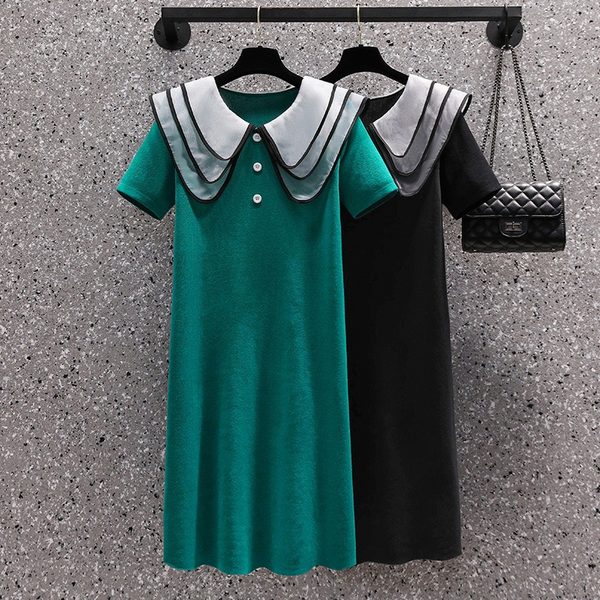 เดรสคนอ้วน เดรสสาวอวบ ชุดเดรสคนอ้วนวัยรุ่น BY PLUS SIZE Girl