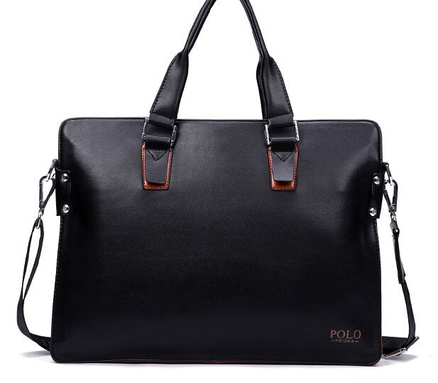กระเป๋าถือผู้ชาย กระเป๋าใส่เอกสาร ทำงาน หนัง pu กระเป๋าถือ Polo ทรงแบน สำหรับ นักธุรกิจ หนุ่ม ไฟแรง ดีไซน์ เรียบหรู สีน้ำเงิน และ สีดำ 742091