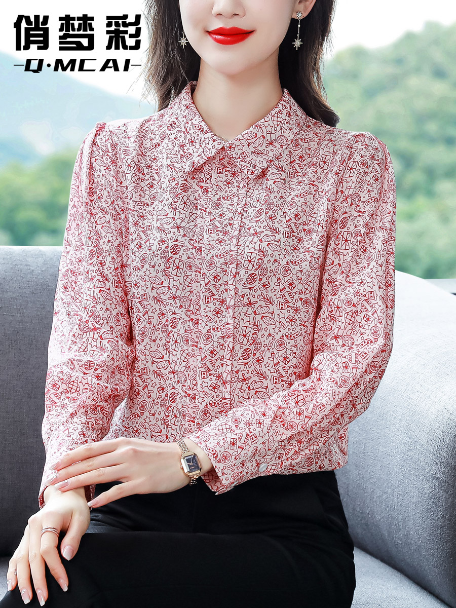 เสื้อเชิ้ต เสื้อเชิ้ตชีฟอง ลายสวยๆฟรีค่าส่ง
