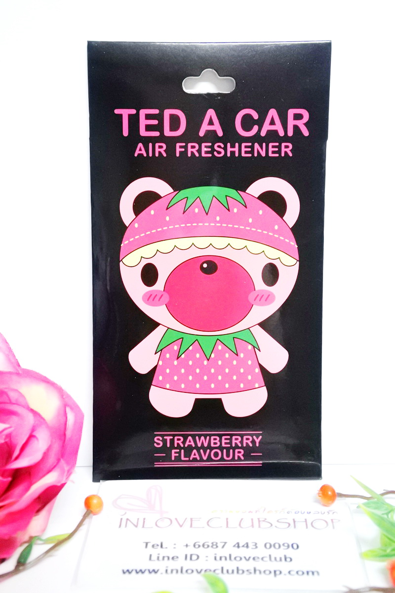 Ted A Car / Air Freshener (Strawberry)