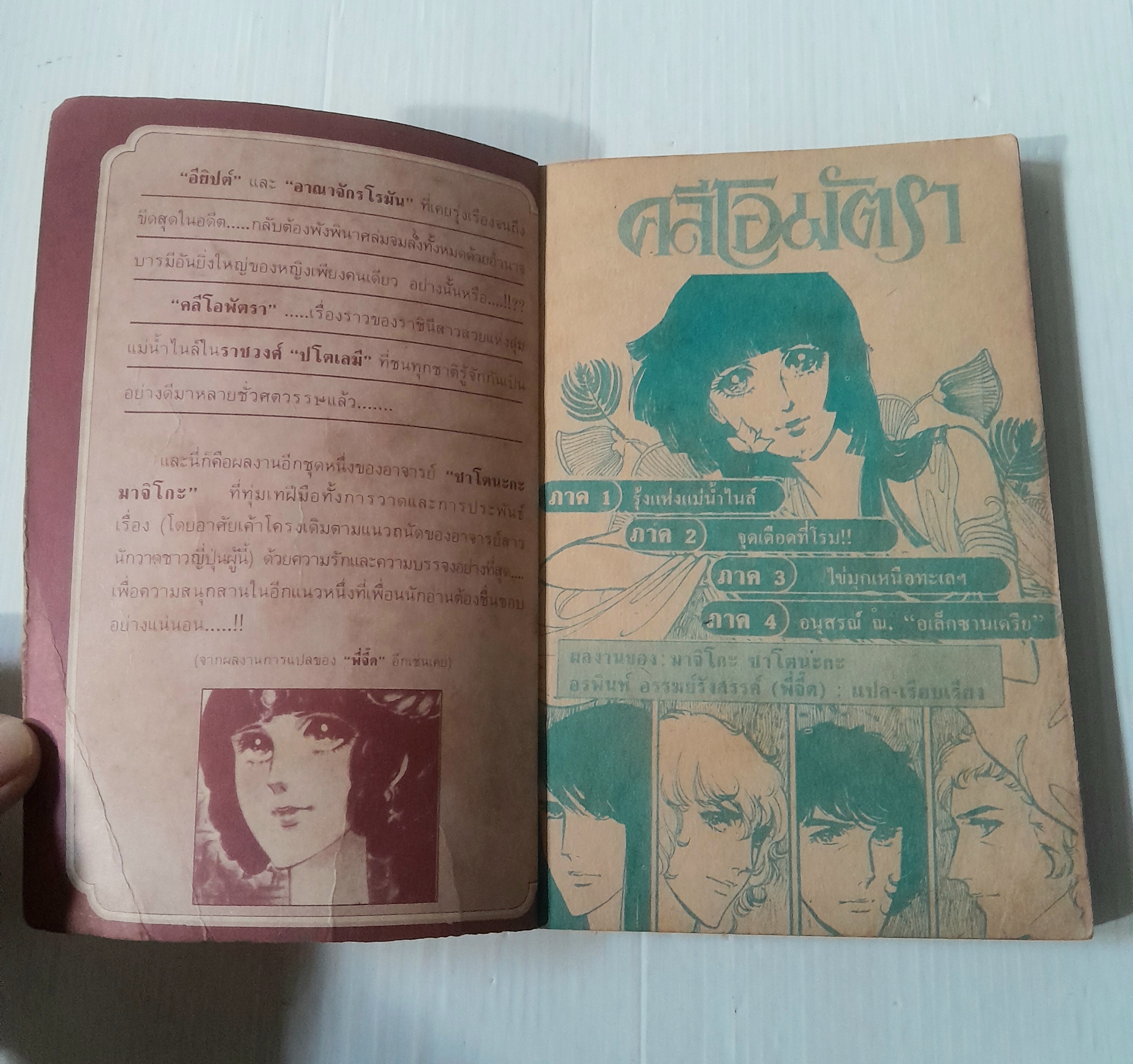 คลีโอพัตรา (เล่มเดียวจบ) / มาจิโกะ ซาโตนะกะ