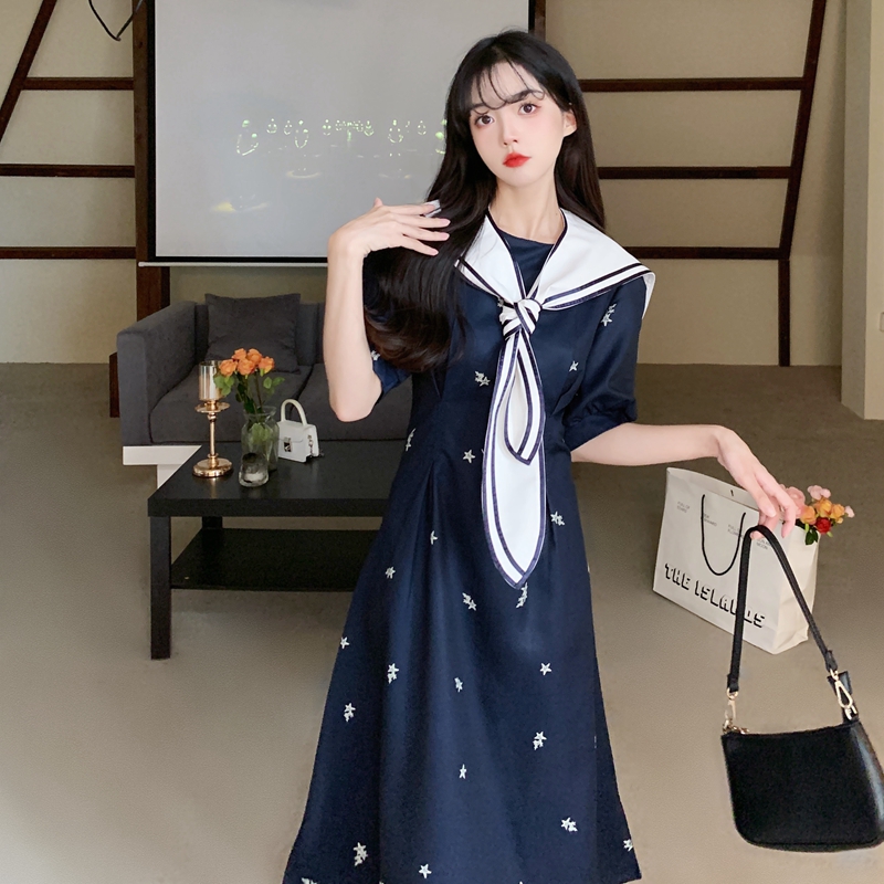 เดรสวัยรุ่น-เดรสคนอ้วนวัยรุ่น L-4XL(อก38-46 นิ้ว)