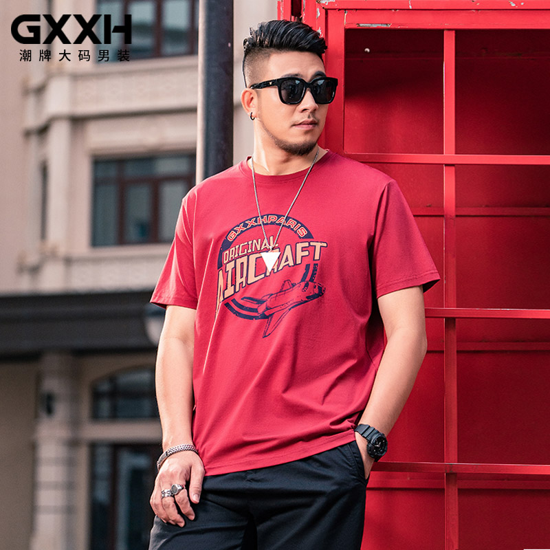 เสื้อยืดผู้ชายอ้วน S-5XL(อกเสื้อ39-51นิ้ว)