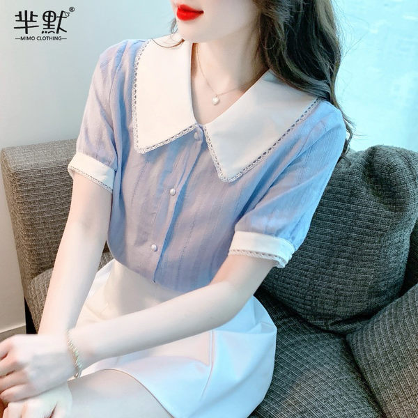 เสื้อชีฟองเกาหลี เสื้อชีฟองสวยๆ