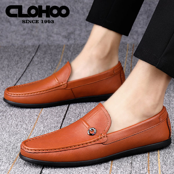 รองเท้าหนังผู้ชาย มีไซส์39-44 รองเท้าโลฟเฟอร์ชาย Slip-On Shoes