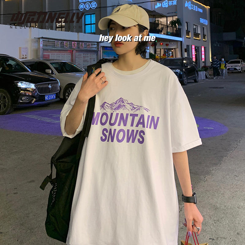 เสื้อยืดคอกลม ผู้ชาย เสื้อยืดผู้ชายเกาหลี เสื้อยืดเกาหลี แบรนด์ NELLY