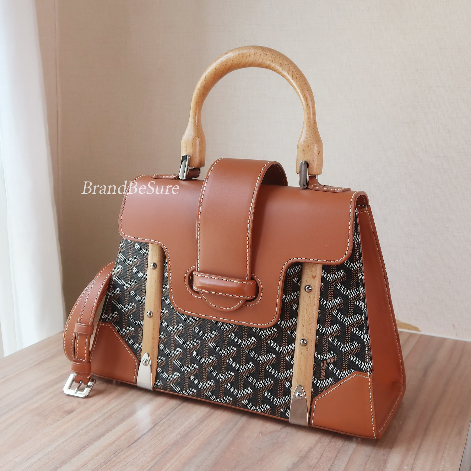 Goyard Brown/Black Monogram Saigon PM