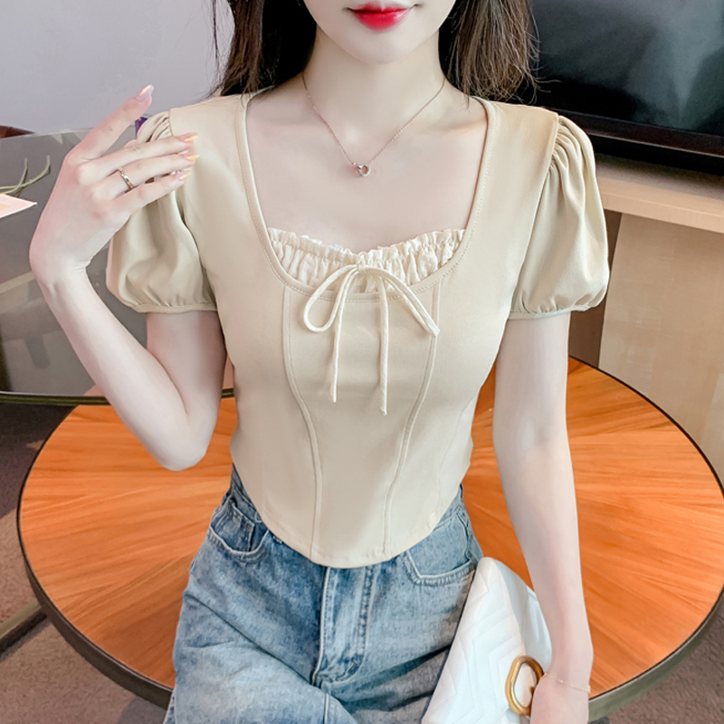 เสื้อผ้าวัยรุ่นเกาหลี เสื้อยืดวัยรุ่นผู้หญิง มีขนาด S M L XL