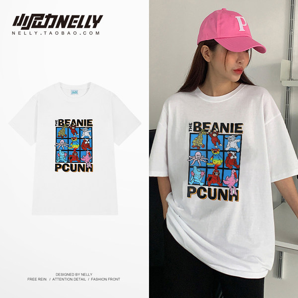เสื้อยืดคอกลม ผู้ชาย เสื้อยืดผู้ชายเกาหลี เสื้อยืดเกาหลี แบรนด์ NELLY