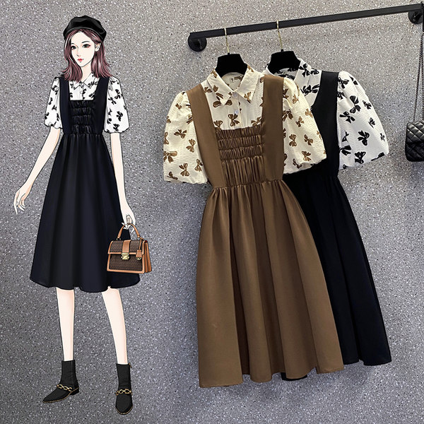 เดรสคนอ้วน เดรสสาวอวบ ชุดเดรสคนอ้วนวัยรุ่น BY PLUS SIZE Girl