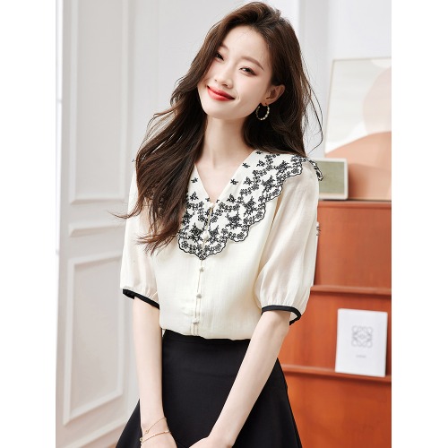 เสื้อชีฟองเกาหลี เสื้อชีฟองสวยๆ