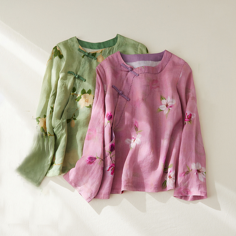 เสื้อลินิน เสื้อผ้าฝ้ายลินิน เสื้อเชิ้ตผ้าลินิน