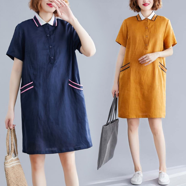 เสื้อผ้าฝ้าย เสื้อผ้าลินิน สไตล์ฤดูร้อน BY Lian Zhi Cotton and linen art สไตล์VINTAGE มีขนาดไซส์อกประมาณ 35-40 นิ้ว