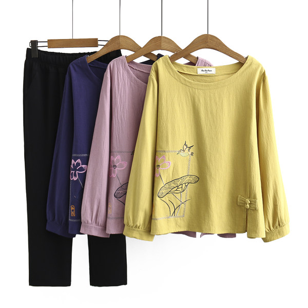 เสื้อลินินสไตล์ผู้ใหญ่ เสื้อคุณแม่ เสื้อผู้ใหญ่ แบรนด์ LININ