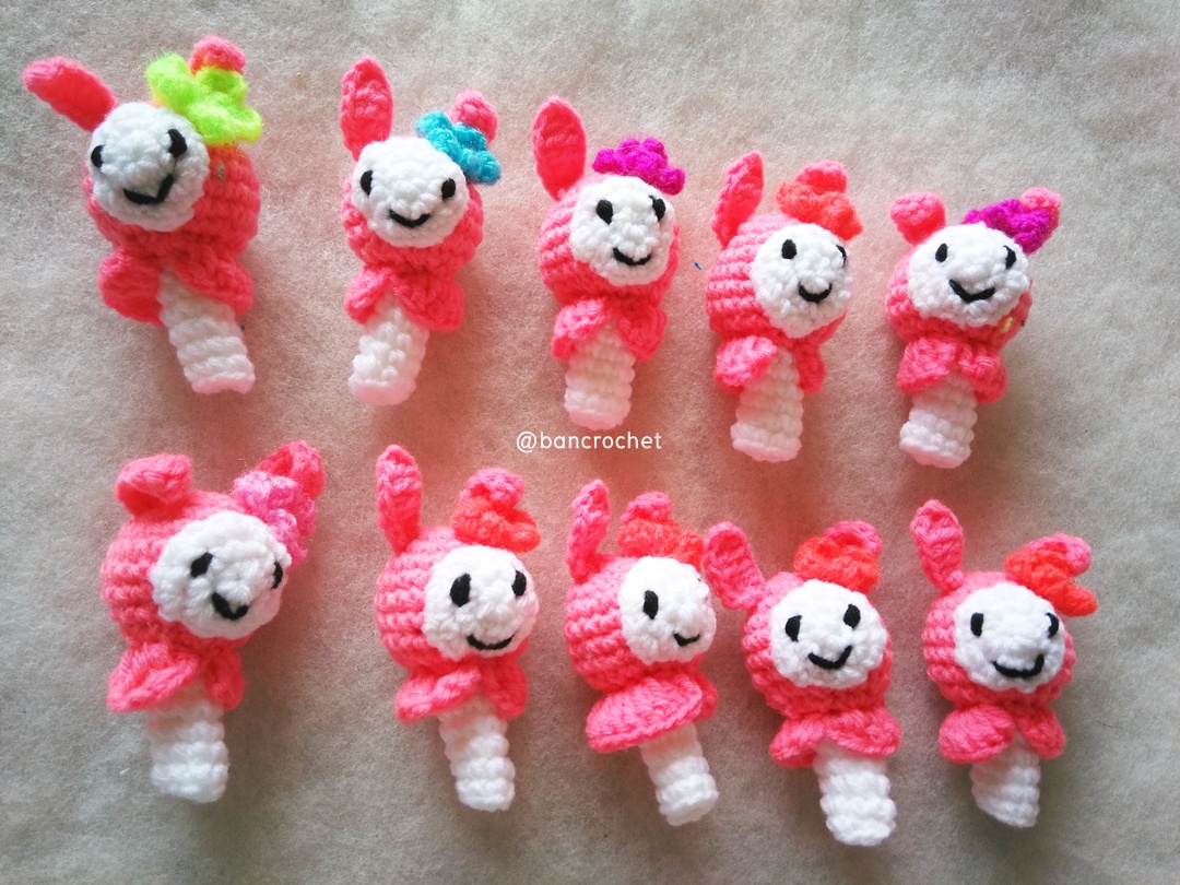 ที่ครอบหัวดินสอ ตุ๊กตามายเมโลดี้ (pencil cover) ชมพู 2 นิ้ว