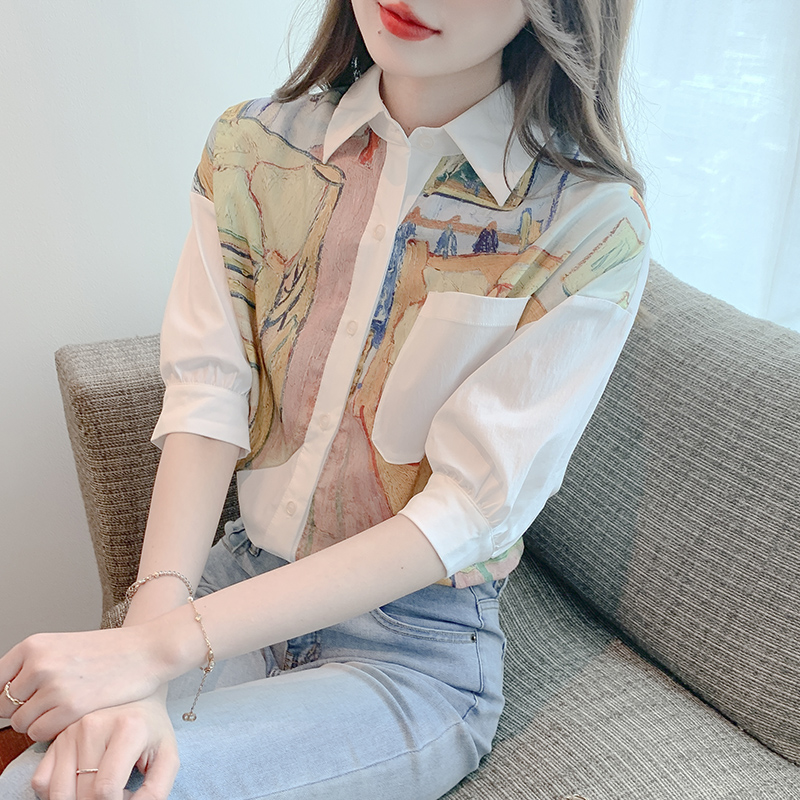 เสื้อเชิ้ตผู้หญิงแขนยาว เสื้อเชิ้ตผู้หญิงใส่ทํางาน 390 บาทต่อชิ้น ฟรีค่าจัดส่ง