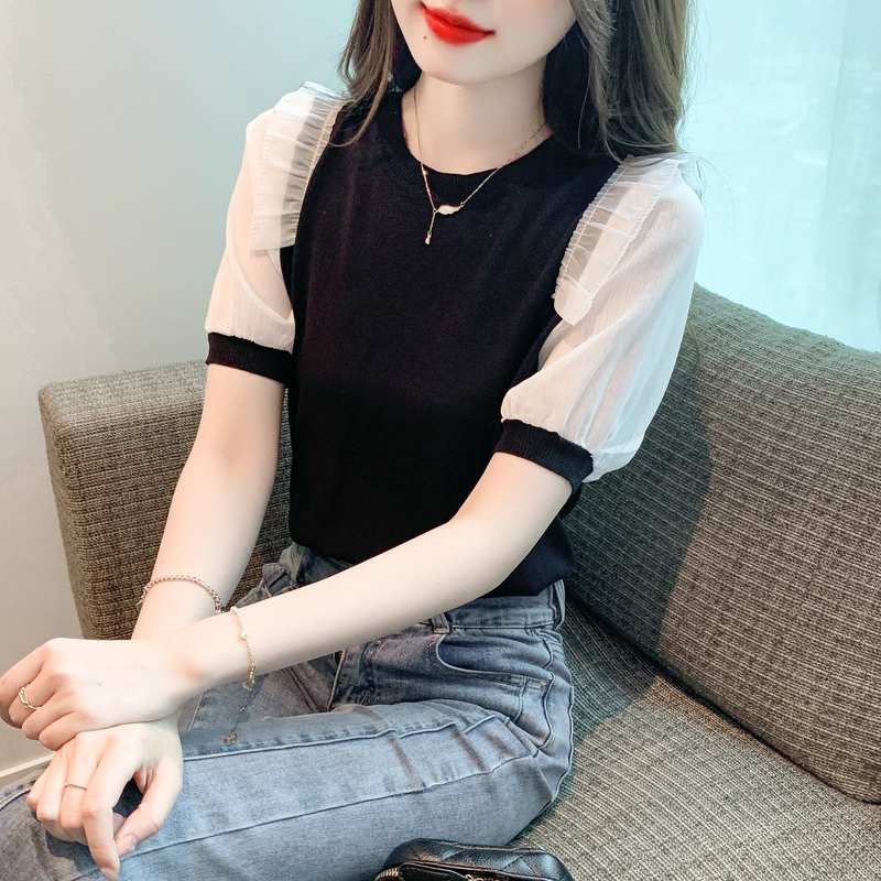 เสื้อผ้าวัยรุ่นเกาหลี เสื้อยืดวัยรุ่นผู้หญิง มีขนาด S M L XL