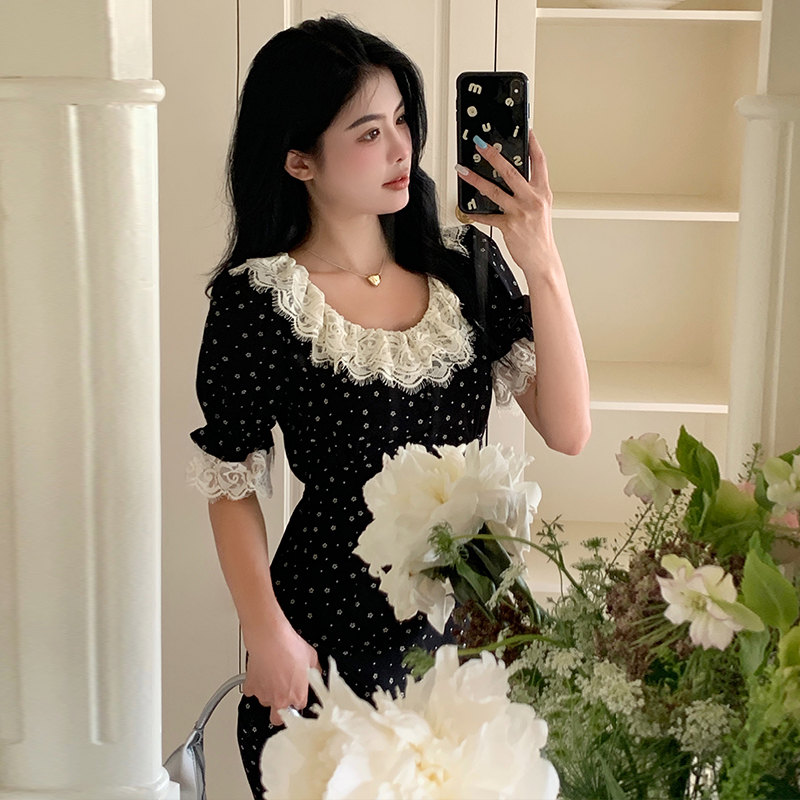 เดรสแขนสั้น มีไซส์ L-4XLอก 38-47 นิ้ว ใส่ได้ทั้งสาวหุ่นดีน่ารักจนถึงสาวอวบพลัสไซส์ จัดส่งฟรี! ทักแชทสั่งซื้อ