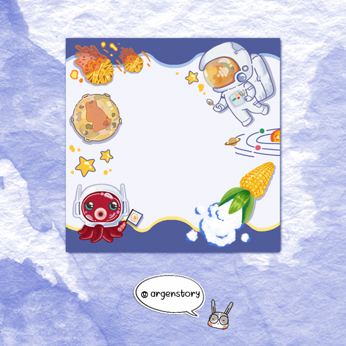 กระดาษโน้ต จักรวาลไข่เจียว 2