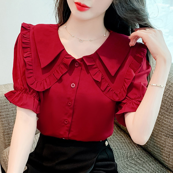 เสื้อชีฟองเกาหลี เสื้อชีฟองสวยๆ