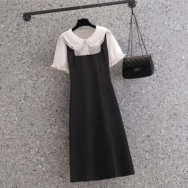 เดรสคนอ้วน เดรสสาวอวบ ชุดเดรสคนอ้วนวัยรุ่น BY PLUS SIZE Girl