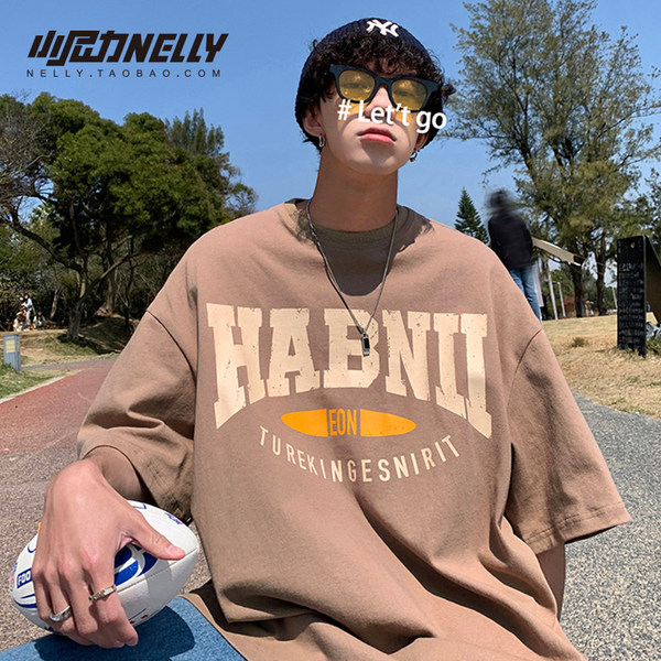 เสื้อยืดคอกลม ผู้ชาย เสื้อยืดผู้ชายเกาหลี เสื้อยืดเกาหลี แบรนด์ NELLY