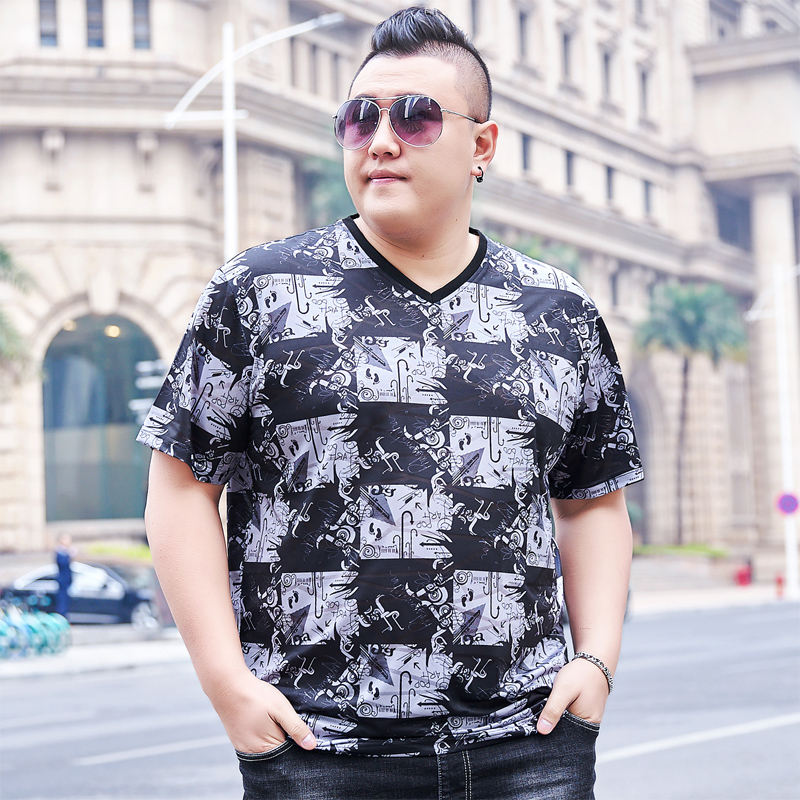 เสื้อยืดผู้ชายอ้วน S-5XL(อกเสื้อ39-51นิ้ว)