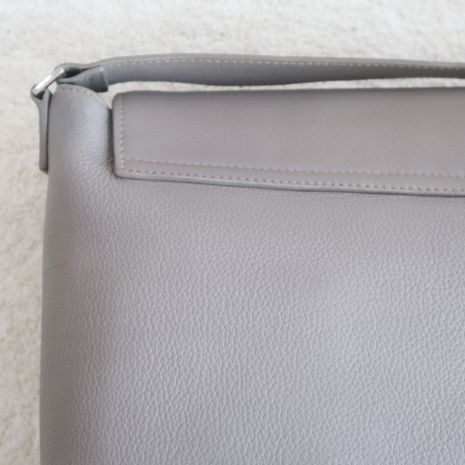 Dior Homme Grey Calfskin Messenger Bag
