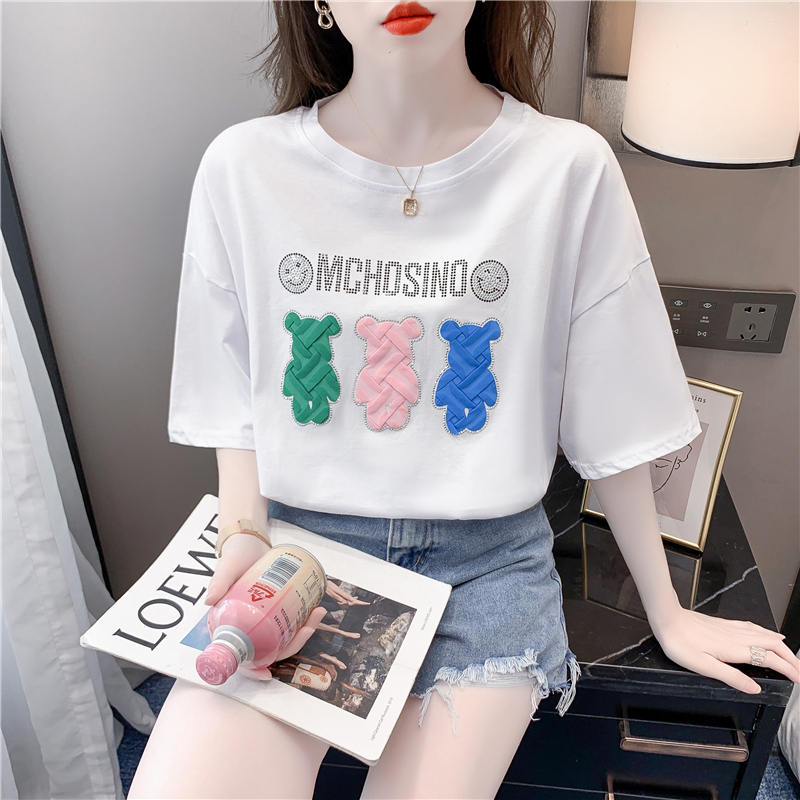 เสื้อยืดวัยรุ่นน่ารักๆ เสื้อวัยรุ่นแขนสั้น เสื้อผ้าวัยรุ่นเกาหลี แบรนด์ Wiyike