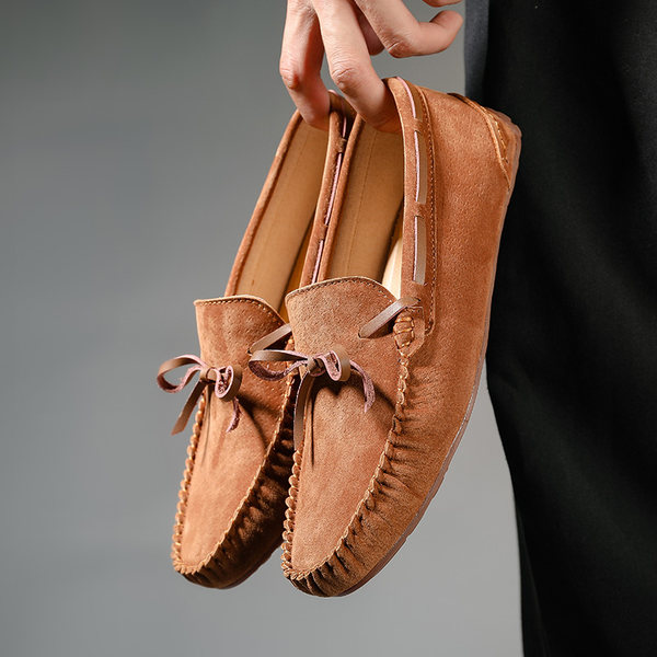 รองเท้าหนังผู้ชาย มีไซส์39-44 รองเท้าโลฟเฟอร์ชาย Slip-On Shoes