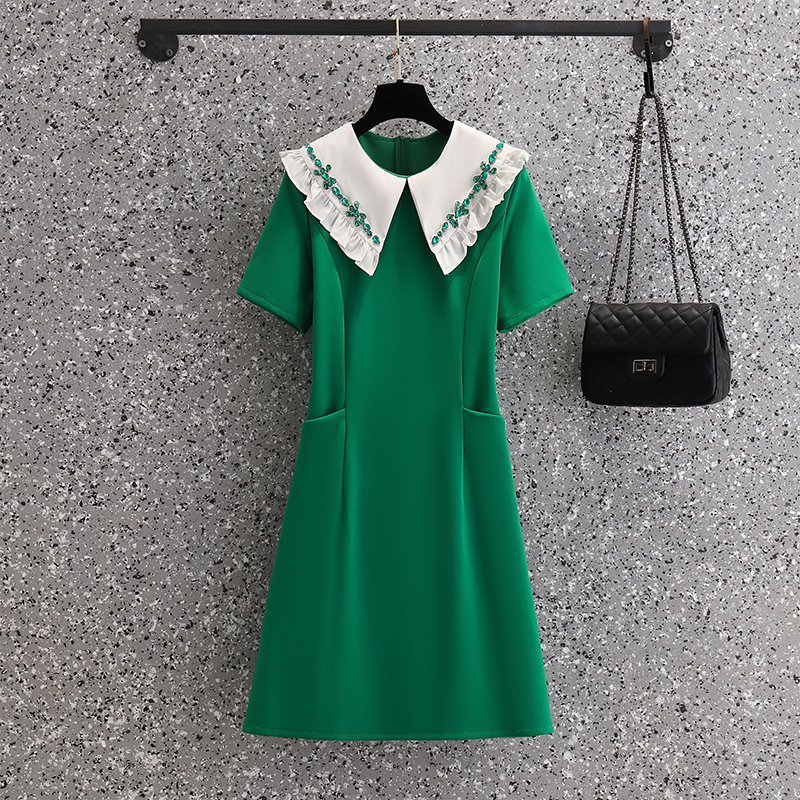 เดรสคนอ้วน เดรสสาวอวบ ชุดเดรสคนอ้วนวัยรุ่น BY PLUS SIZE Girl