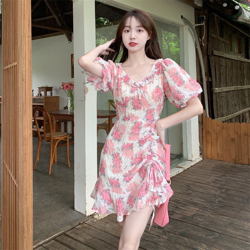 เดรสวัยรุ่น-เดรสคนอ้วนวัยรุ่น L-4XL(อก38-46 นิ้ว)