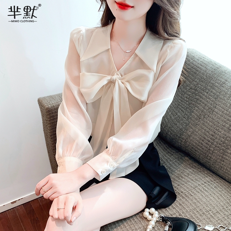 เสื้อลูกไม้ เสื้อเชิ้ตแขนยาว