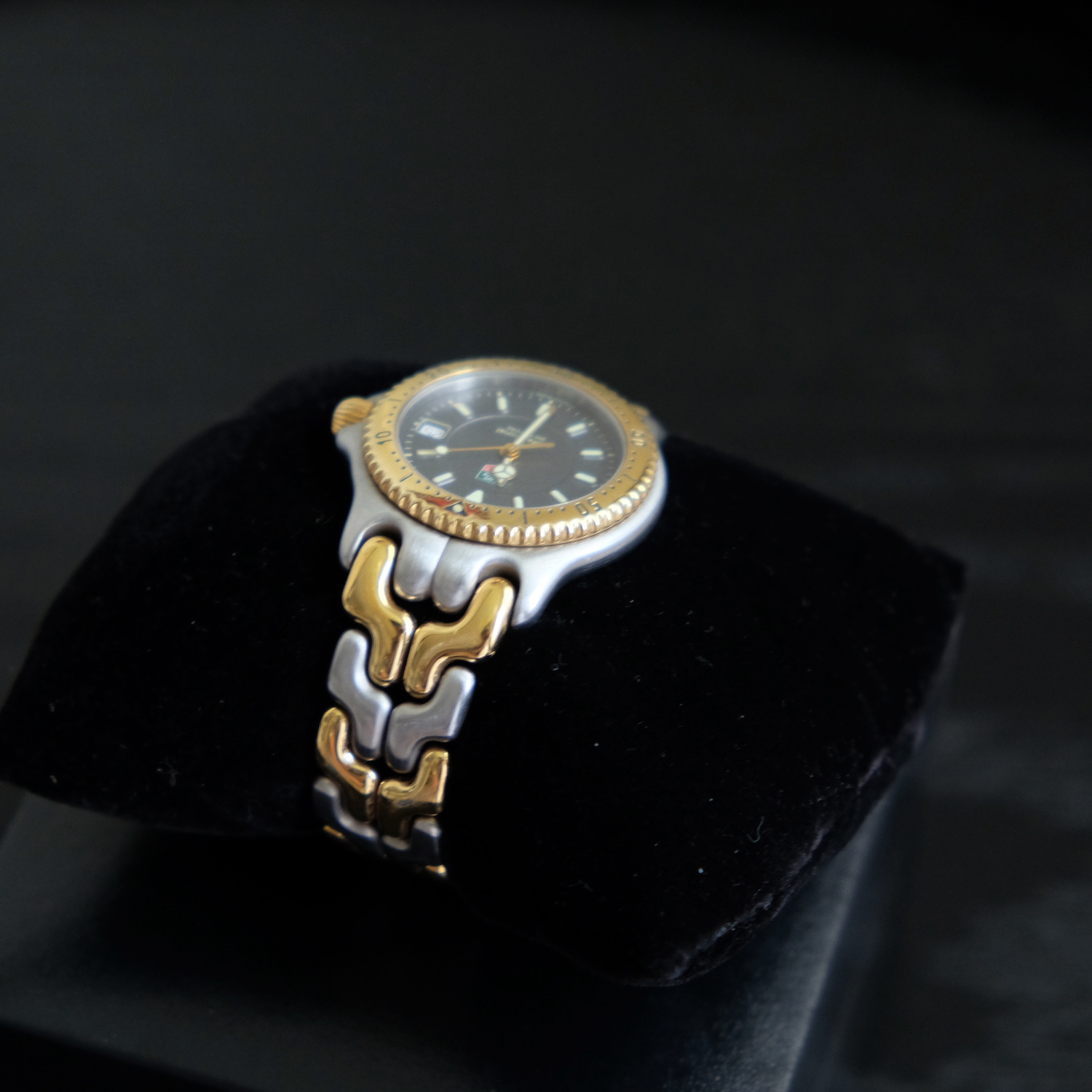 Tag Heuer Grey Dial / 2 Tone Sel Date Watch (32 MM.) ก้างปลา