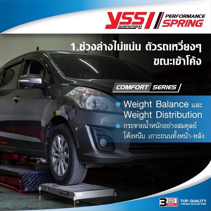 YSS สปริงรถยนต์ Mazda2 SkyActive ปี 15-20 (เครื่องดีเซล)