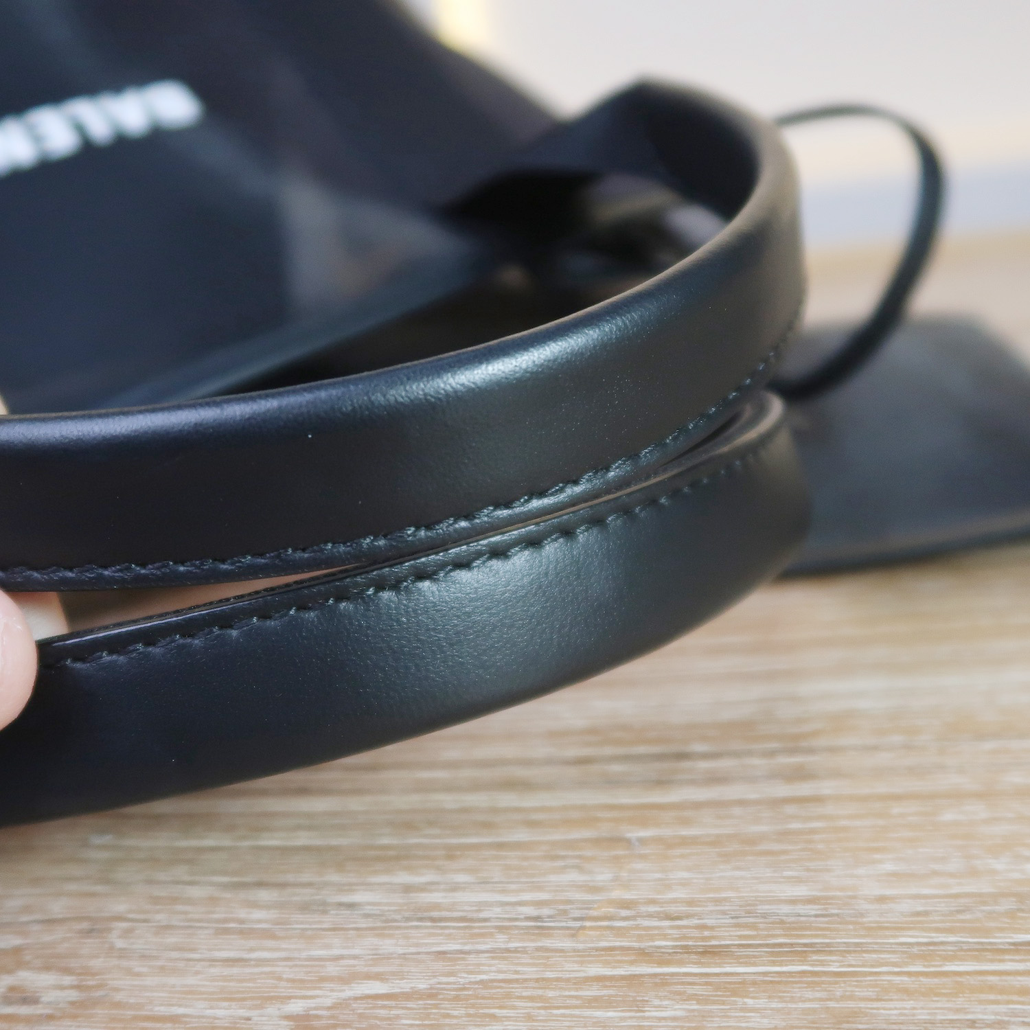 Balenciaga Black Mesh/Calfskin Logo Cabas S Tote Bag