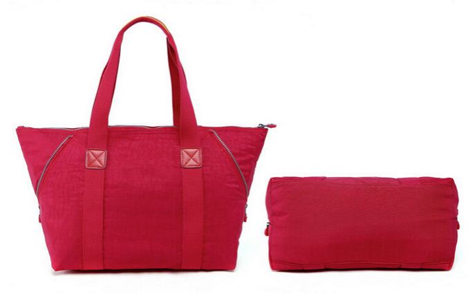 กระเป๋าถือ กระเป๋าสะพาย ผู้หญิง กระเป๋าผ้าไนลอน แบบปากกว้าง ปรับเปลี่ยนสไตล์ ได้ 2 แบบ ใส่เสื้อผ้า ใส่หนังสือเรียน กระเป๋าไนลอน กระเป๋าวัยรุ่น 932269