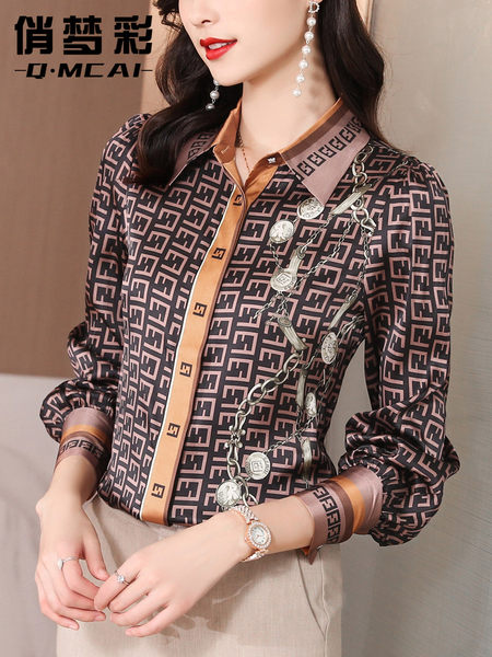 เสื้อเชิ้ต เสื้อเชิ้ตชีฟอง ลายสวยๆฟรีค่าส่ง