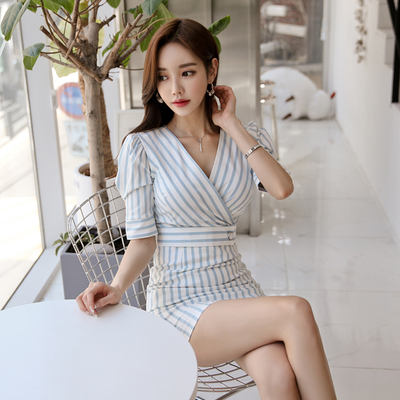 เดรสแฟชั่นเกาหลี ชุดเดรส ชุดเดรสแฟชั่น ชุดเดรสเกาหลี