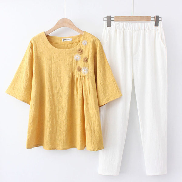 เสื้อลินินสไตล์ผู้ใหญ่ เสื้อคุณแม่ เสื้อผู้ใหญ่ แบรนด์ LININ